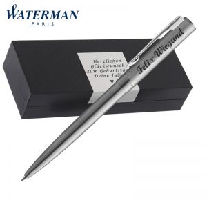 Waterman Allure Kugelschreiber Chrome | Edelstahl | mit Wunschgravur