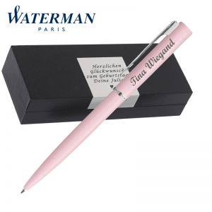 Waterman Allure Pastel Pink Kugelschreiber | Gravur auf Stift & Box | 