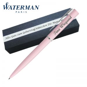 Waterman Allure Pastel Pink Kugelschreiber | Gravur auf Stift & Box | 