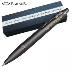 Parker IM Professionell Mono Bronze Kugelschreiber mit Gravur | Personaliserter Kugelschreiber mit Laser-Gravur