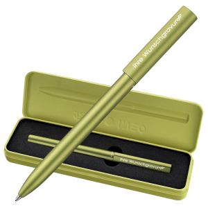 Pelikan Kugelschreiber Ineo® Elements K6 | inkl. mit Wunschgravur | Metalletui | Green Oasis | gravierter kugelschreiber | Lasergravur