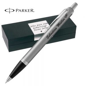 Parker IM Core Stainless Steel CT Kugelschreiber mit Gravur